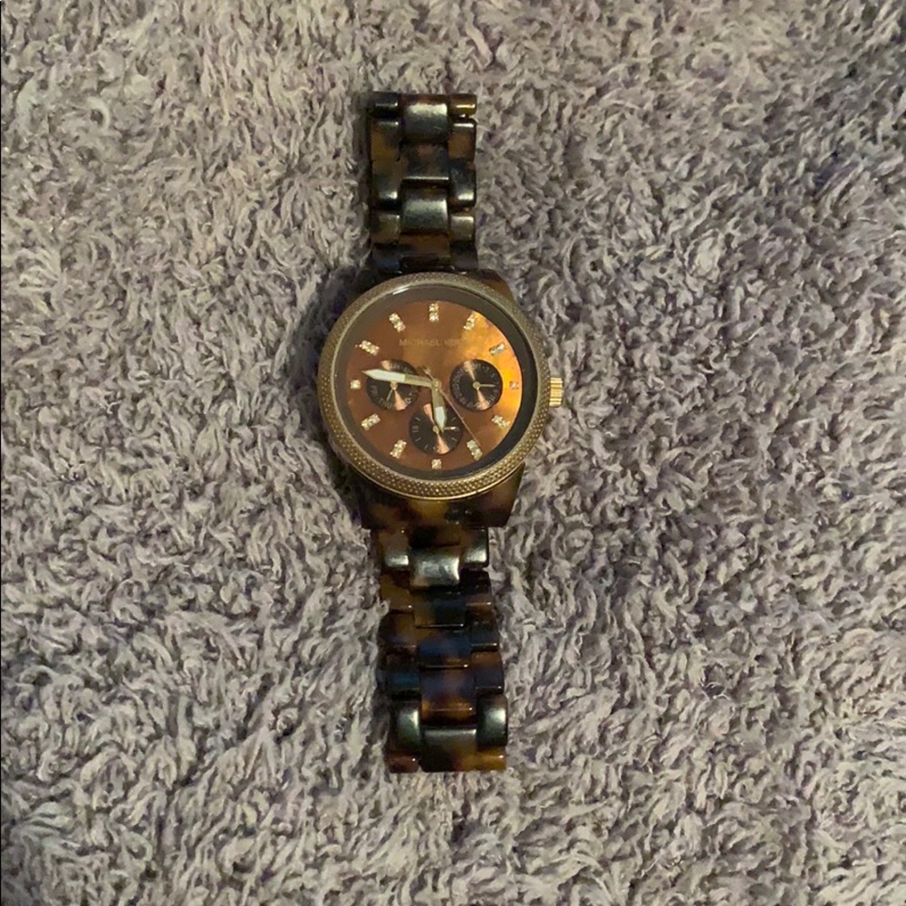Tortoise Michael Kors Watch